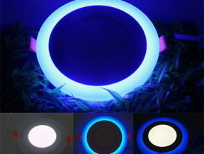 Đèn LED âm trần 3 chế độ 24W viền xanh – Naluxa